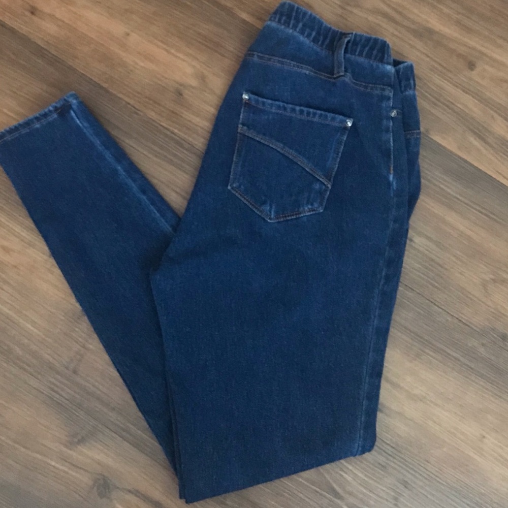 🎅 Time and True Blue Jeggings Size Medium